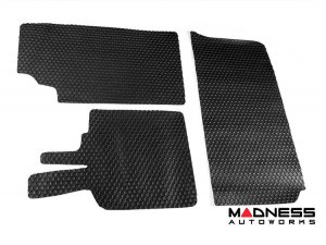 smart fortwo Floor Mats + Cargo Area Liner Set - 451 model - All Weather - Rubber - Black 